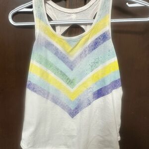 Multicolor Chevron Tank Top